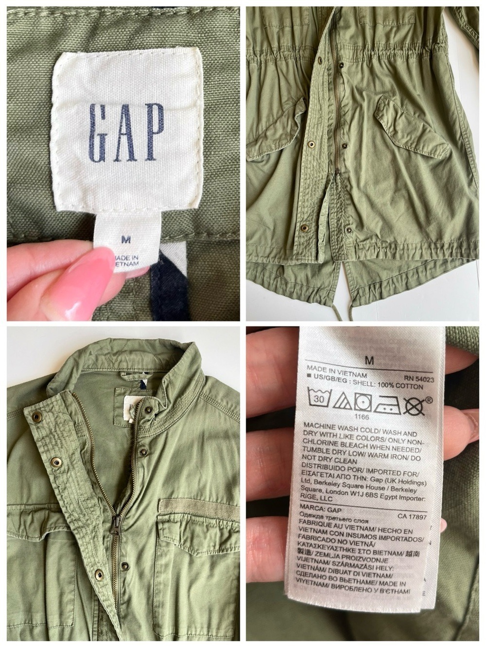 Gap Long Utility Jacket - Picture 12 of 12